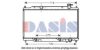 AKS DASIS 070153N Radiator, engine cooling
